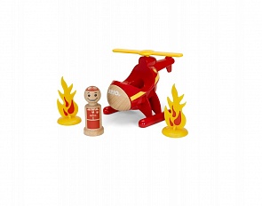 Набор игровой из серии Мой родной дом – Спасательный вертолёт, 4 элемента (Brio, 30337)